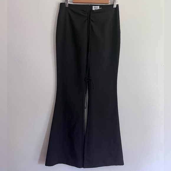 Princess Polly Pants - Princess Polly Black Flare Thousers